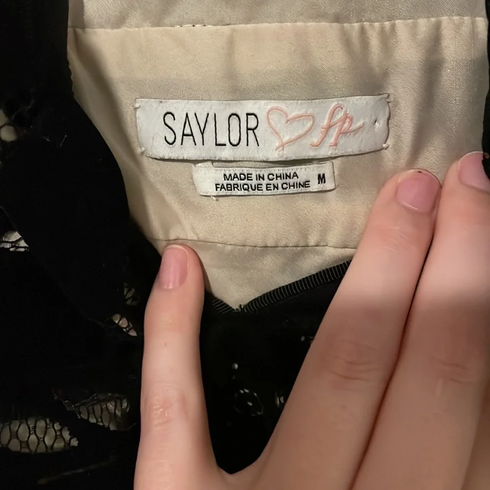 Saylor x Free People Velvet cutout mini dress - Picture 7 of 7